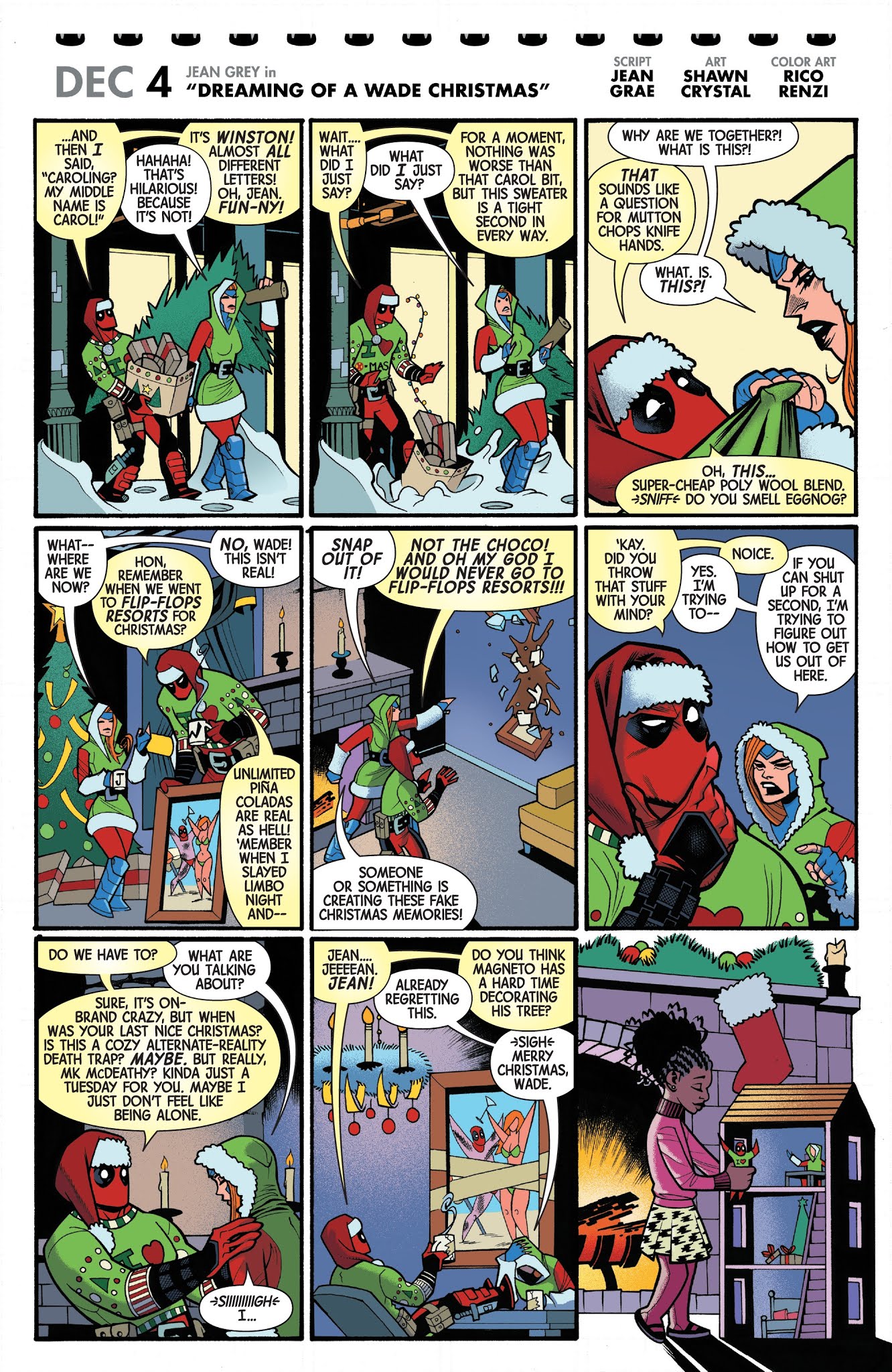 Read online Merry X-Men Holiday Special comic -  Issue # Full - 6