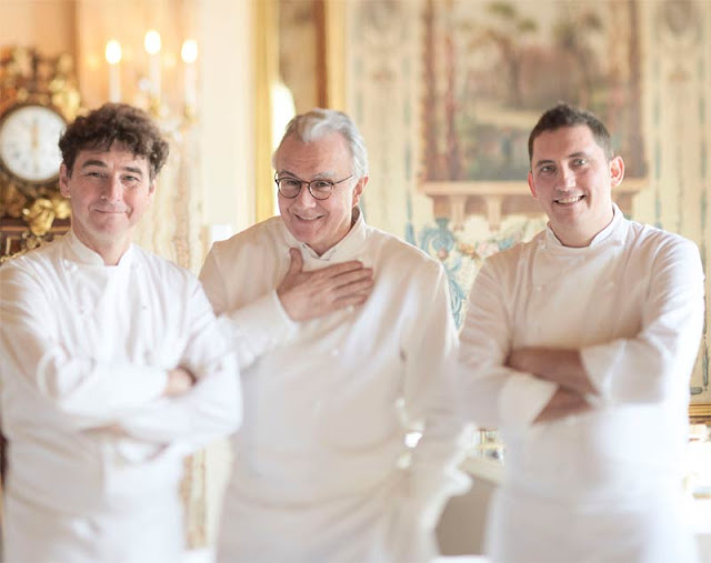 Handsome chefs at Louis XV restaurant ALAIN DUCASSE À L' HÔTEL DE PARIS