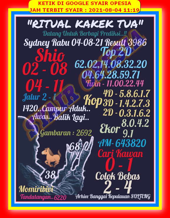 Syair Sdy Hari Ini Rabu 4 Agustus 2021 Opesia Official Syair Sdy Hari Ini Rabu 4 Agustus 2021 Opesia Official