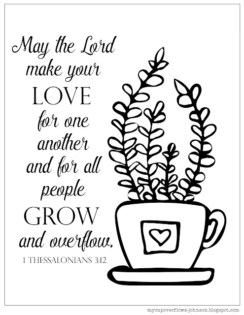 free spring plant coloring pages with Bible verses