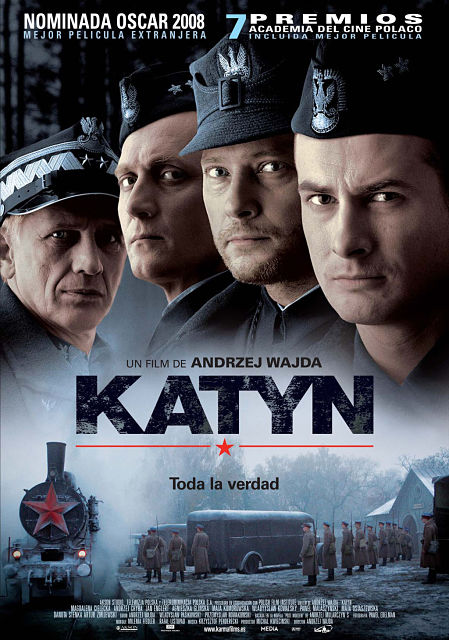 Cartel oficial español: Katyn (2007)