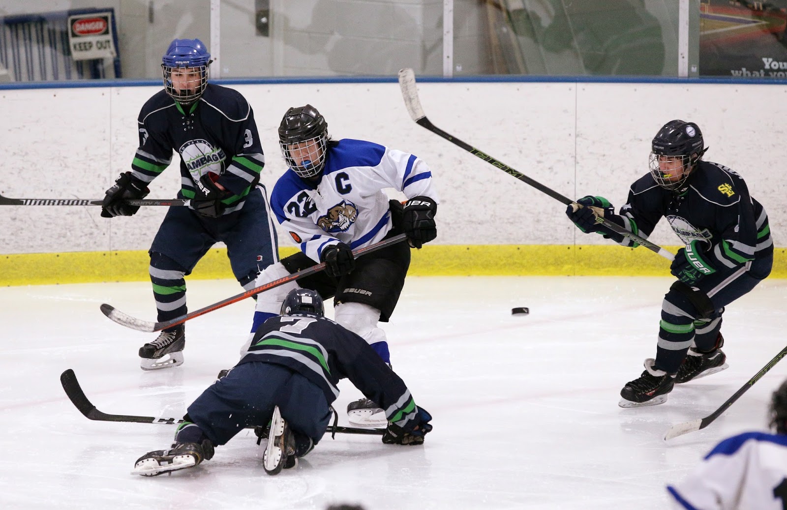 Mark Kodiak Ukena Boys Hockey State Playoffs U46 Rampage vs LHS/VHHS