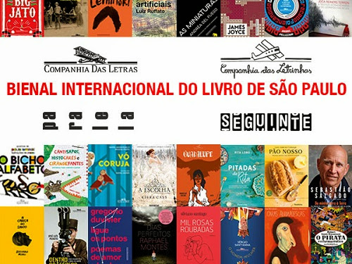 Programação da Companhia das Letras para a XXIII Bienal do Livro de São Paulo