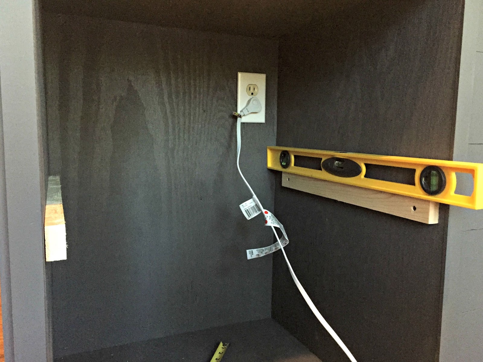 Microwave In The Island Finally From Thrifty Decor Chick