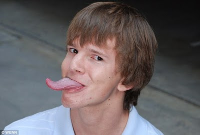 Strange Guy with Longest Tongue