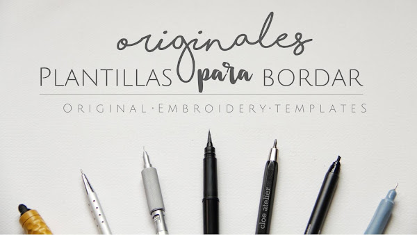 plantillas originales para bordar