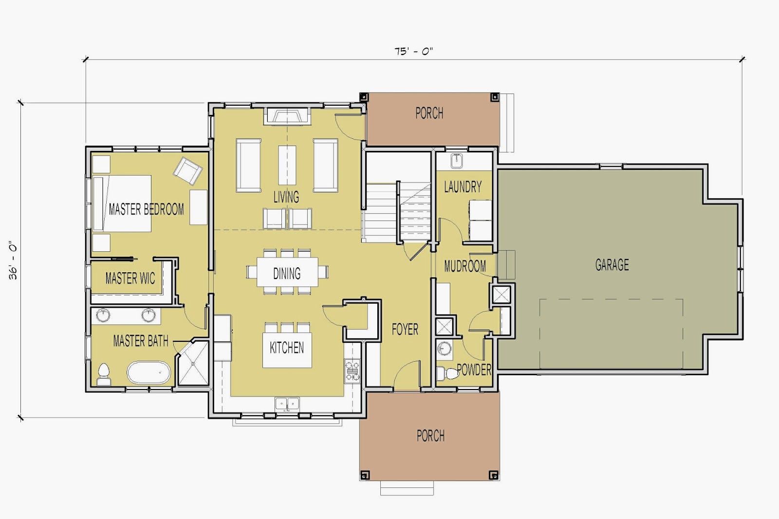 Simply Elegant Home  Designs  Blog New House  Plan  with Main 