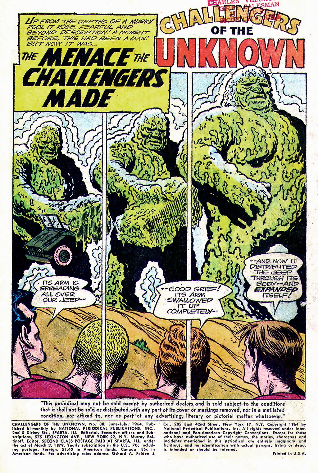 Read online Challengers of the Unknown (1958) comic -  Issue #38 - 3