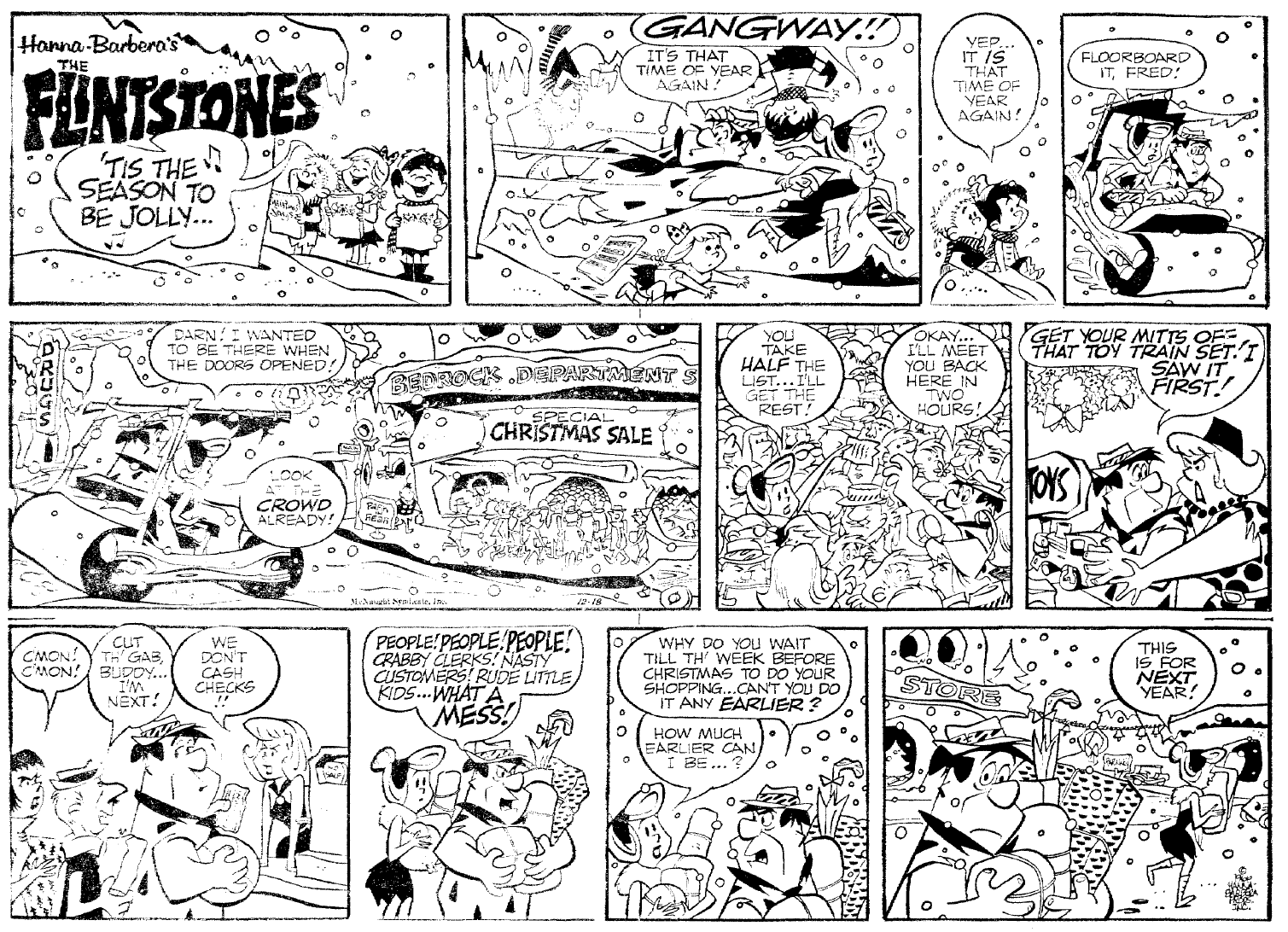 Flintstones Comic Strip