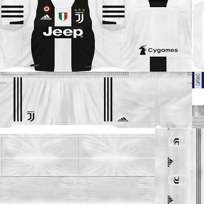 PES 6 Kits Juventus F.C. Season 2018/2019 by Dibu Edition