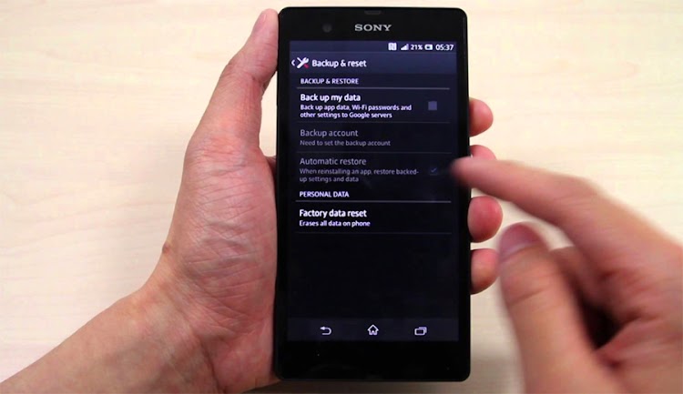 Cara Reset Sony Xperia Semua Tipe (Hard/Factory Reset) Cara Reset Sony Xperia Semua Tipe (Hard/Factory Reset)