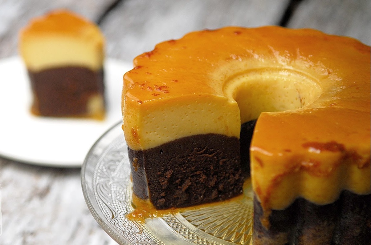 Le Gateau Impossible Au Caramel Aux Thermomix