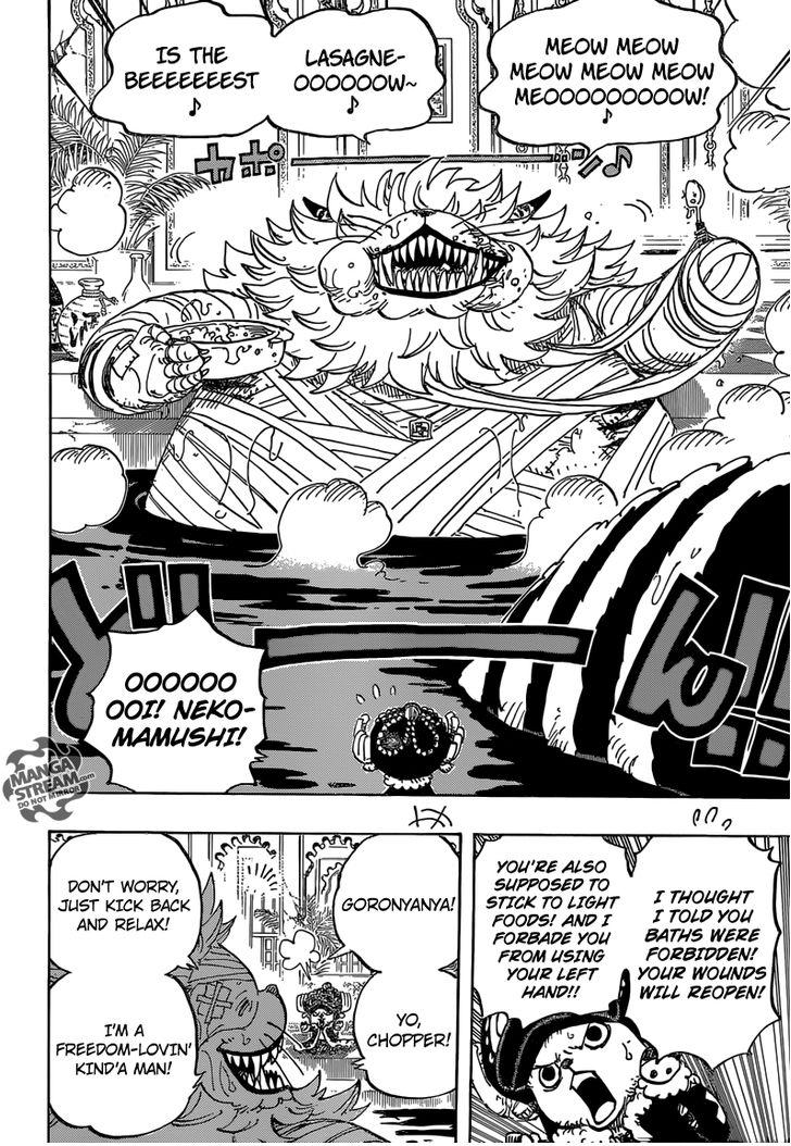 One Piece Ch.814: Let's Go to See Master Nekomamushi