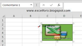 Cómo insertar una Imagen en el fondo de un Comentario de Excel.