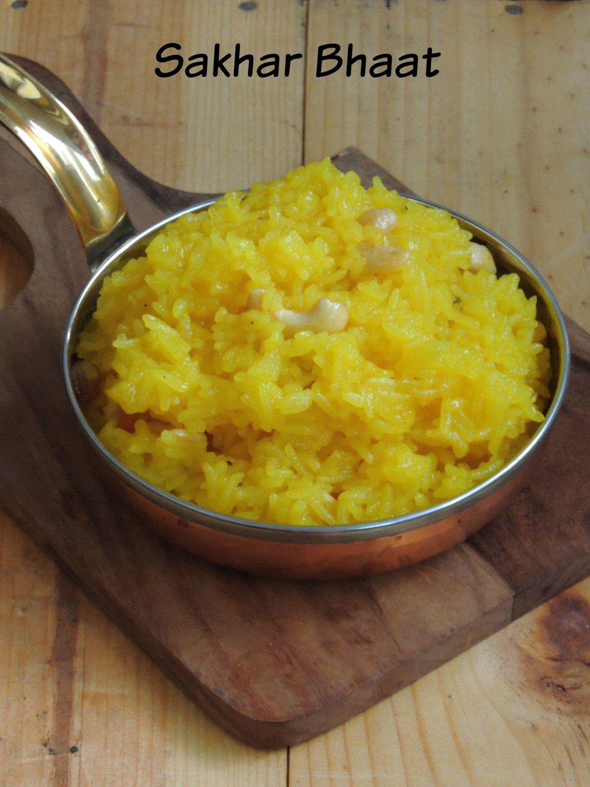 Priya's Versatile Recipes Sakhar Bhaat/Kesari Bhath/Maharashtrian