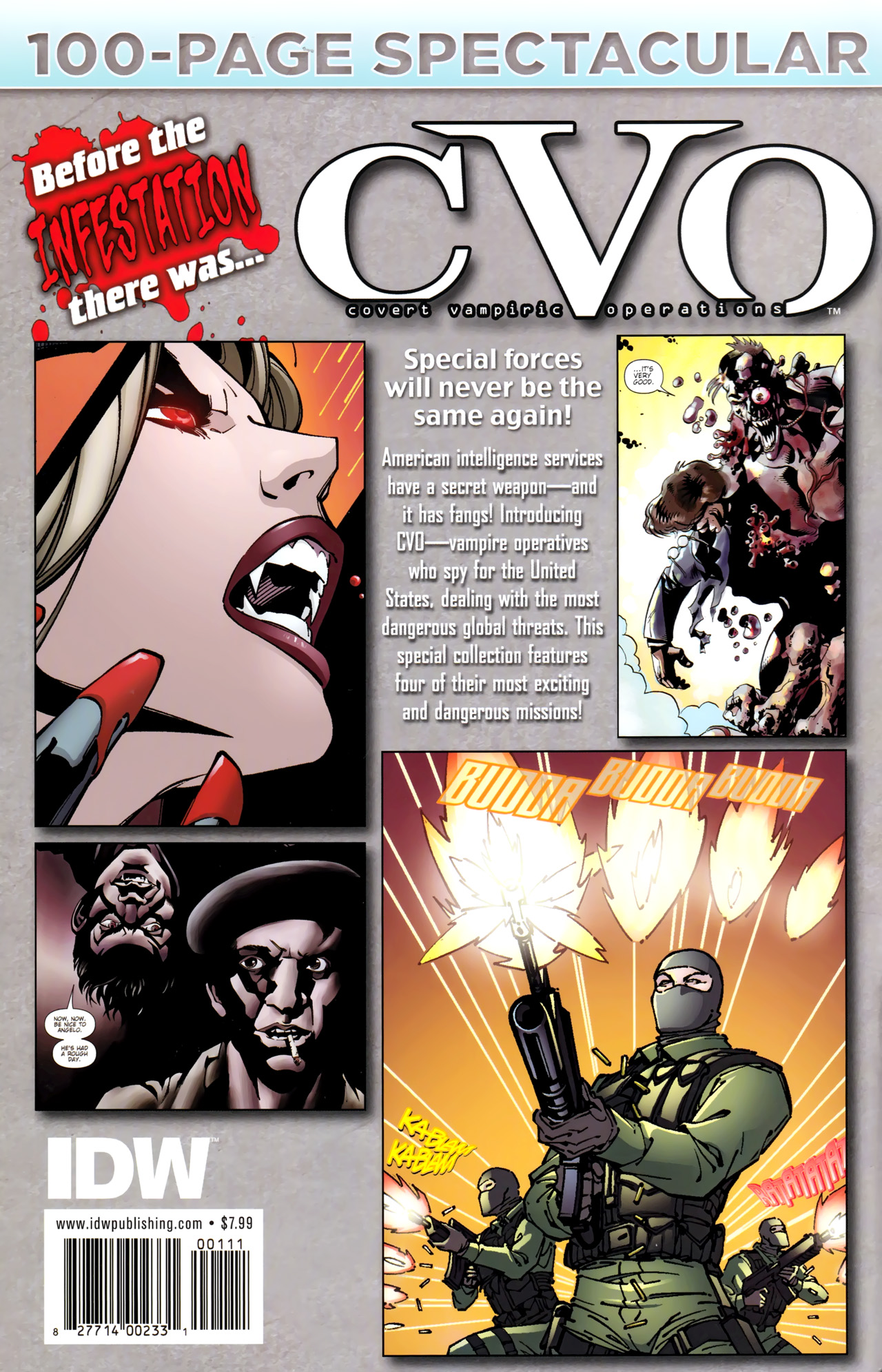 Read online CVO : Covert Vampiric Operations -- 100-Page Spectacular comic -  Issue # TPB - 103