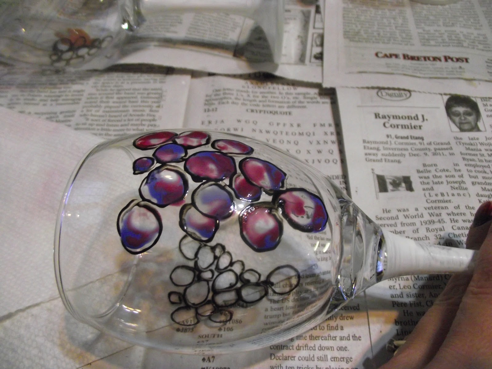 Watercolor Paintings by jdmstudios Painting on Glass Tutorial