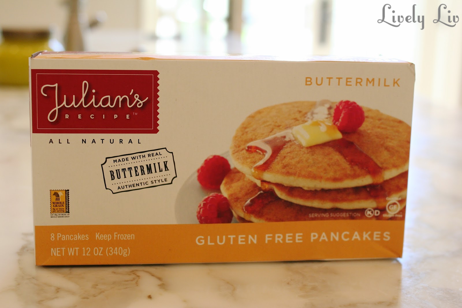 Lively free pancakes} gluten scratch to make gluten how pancakes review: {product from free  Liv: julian's