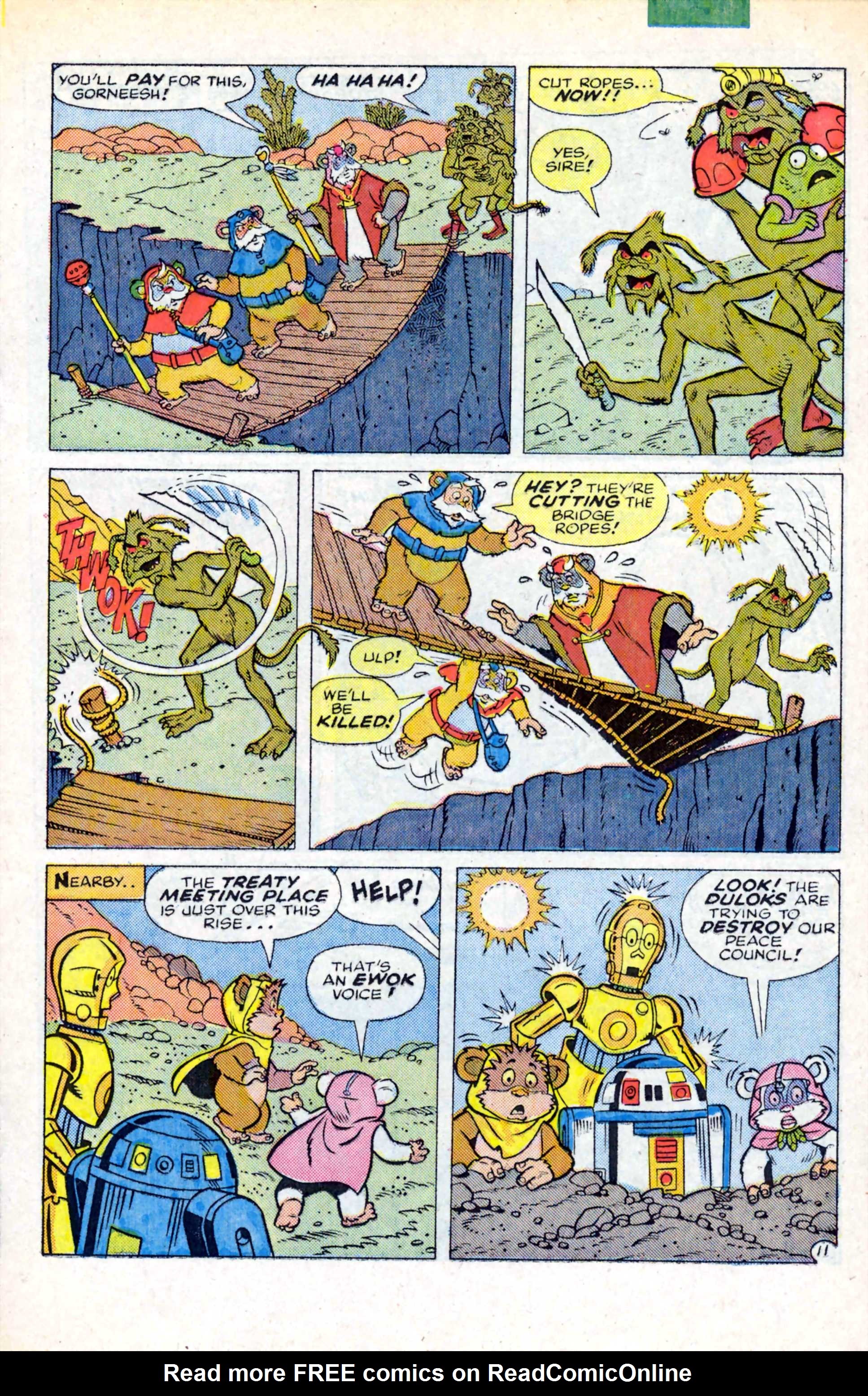 Read online Ewoks (1987) comic -  Issue #10 - 12
