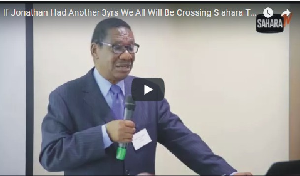 Image result for If Jonathan Had Another 3yrs We All Will Be Crossing Sahara To Libya - Itse Saga