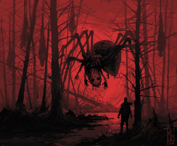 Boris Groh artstation arte ilustrações ficção científica terror fantasia macabra sombria esqueletos