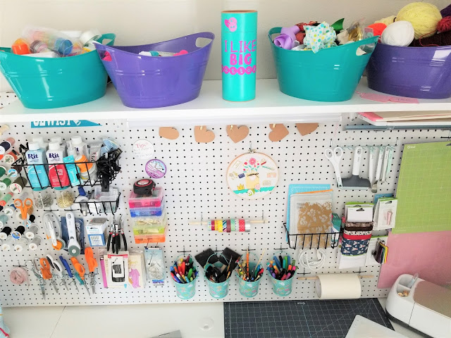 Simple Sewing Room Organization