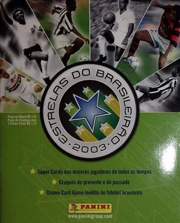 Album Panini Liga Italiana e Nossas Estrelas // PANINI BRASIL ** 2004 **