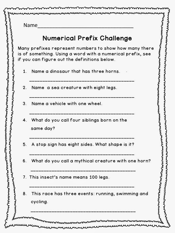 6Th Grade Language Arts Common Core Worksheets – Printable PDF Template