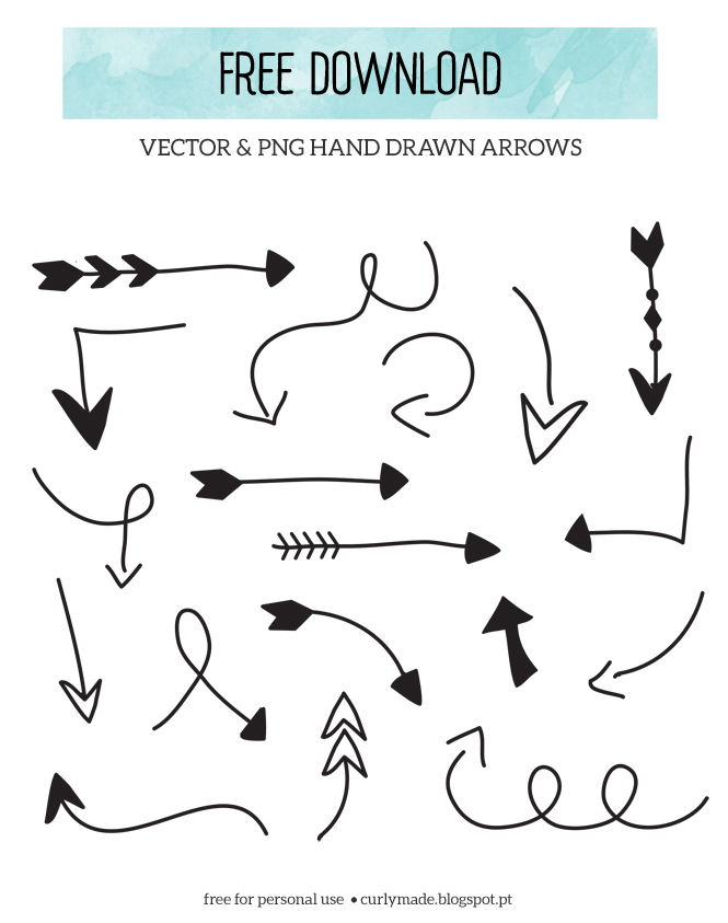 free clipart hand drawn arrow - photo #1