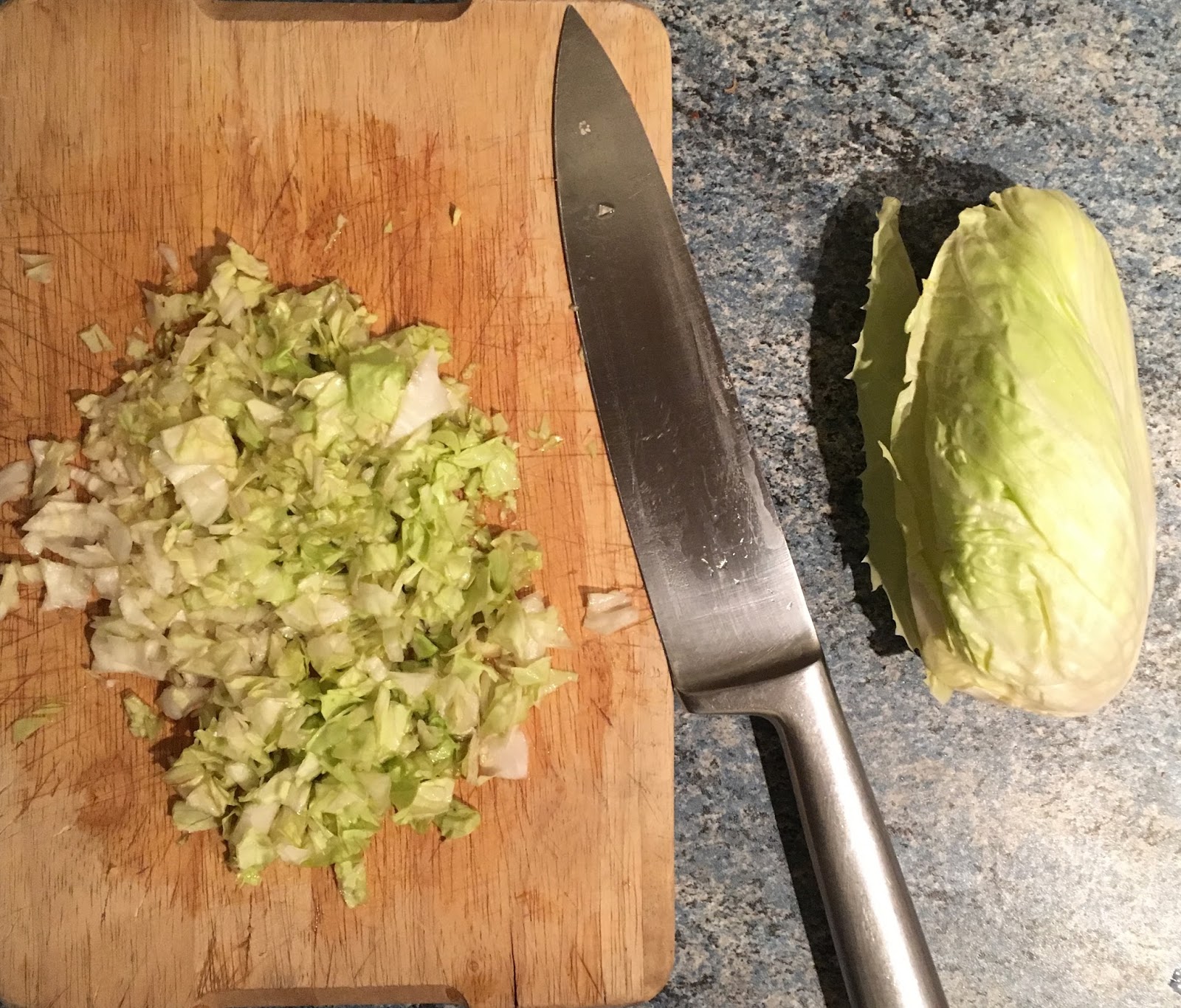 Salade de pain de sucre au clémentine