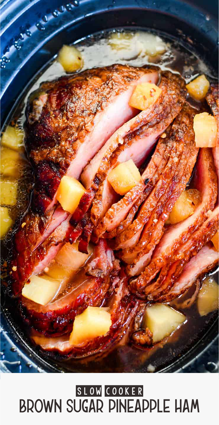Slow Cooker Brown Sugar Pineapple Ham Recipe Spesial Food