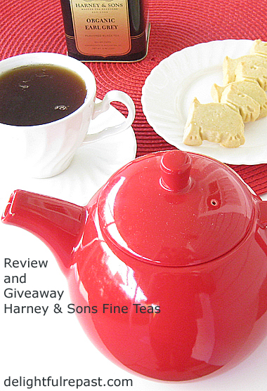 Harney and Sons Fine Teas - Organic Tea Review and Giveaway / www.delightfulrepast.com