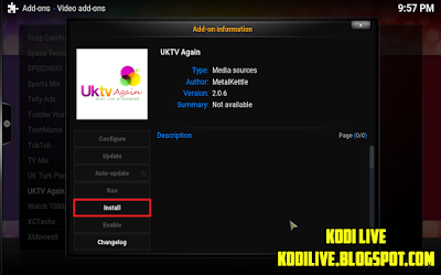 How To Install UK TV Again On kodi