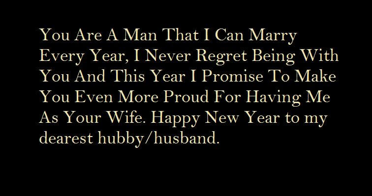 New Year Wishes for Wife