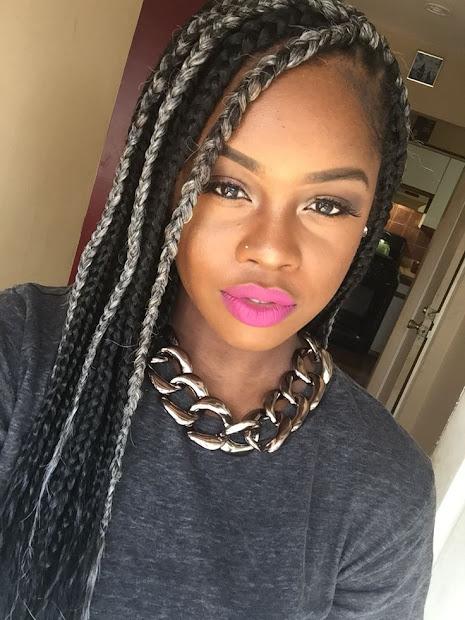 la moda en tu cabello box braids