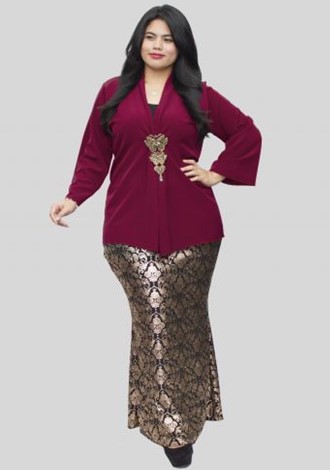 10 Model  Baju Kebaya Modern Untuk  Wanita  Gemuk  