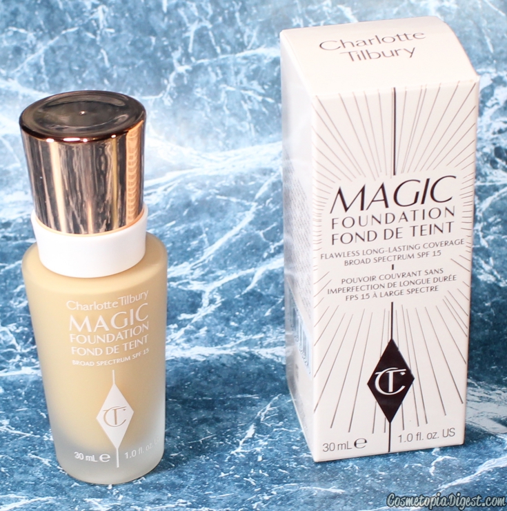 Here is the review, swatch and FOTD of the Charlotte Tilbury Magic Foundation.