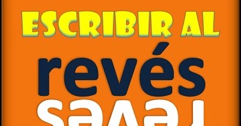 Letras al revés en twitter y facebook