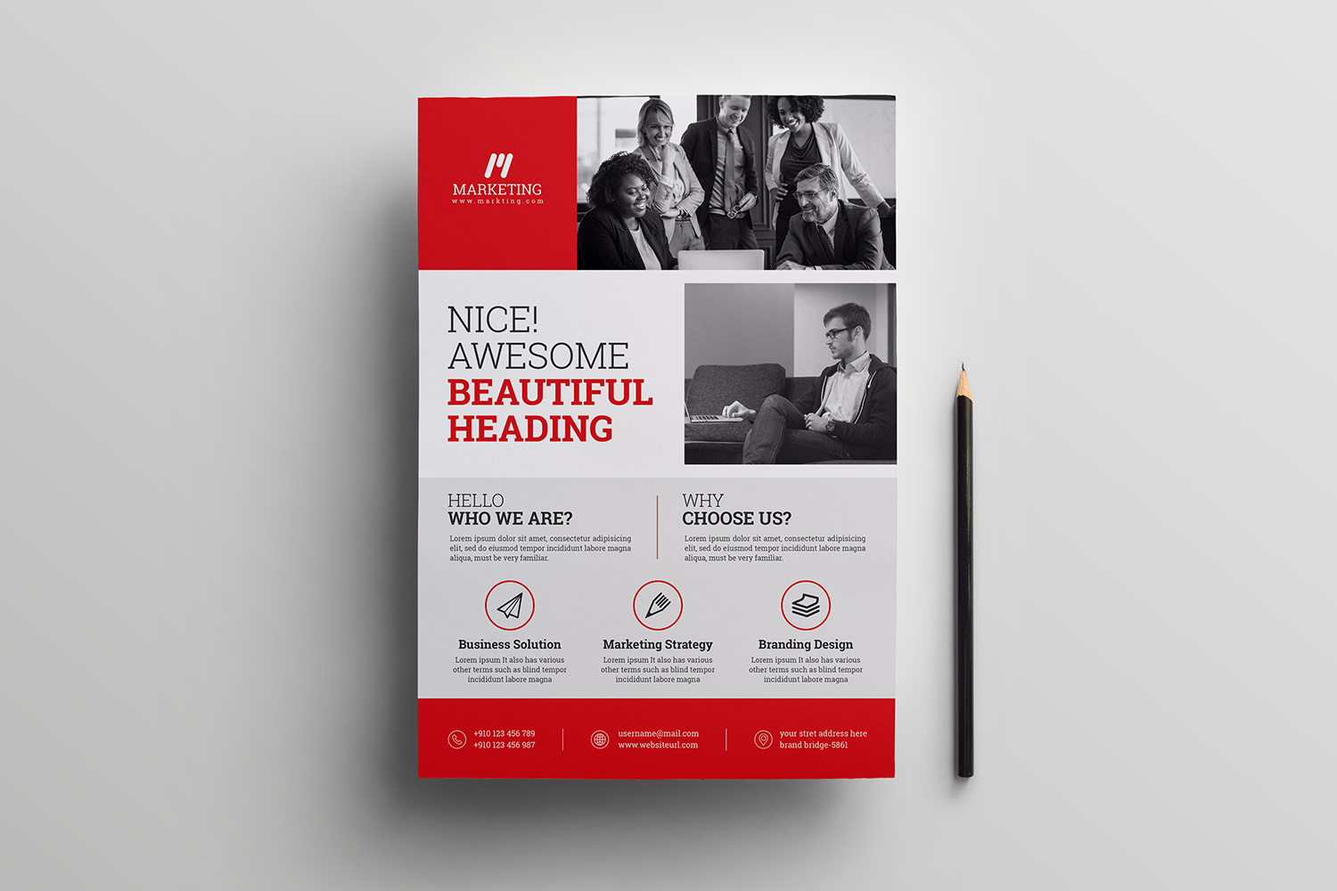 Corporate Flyer Template Free Download Flyer Template Clean Flyer Modern Flyer Maxpoint Hridoy Graphic Design Tutorial Learn More Earn More