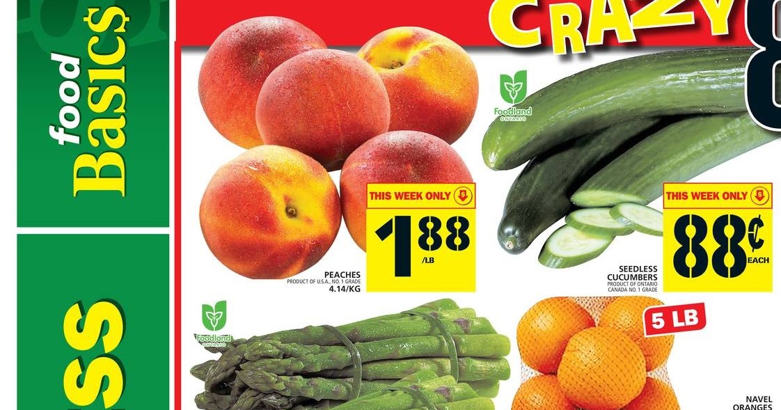 food basics weekly flyer and circulaire may 31 june 6 2018 food basics flyer barrie