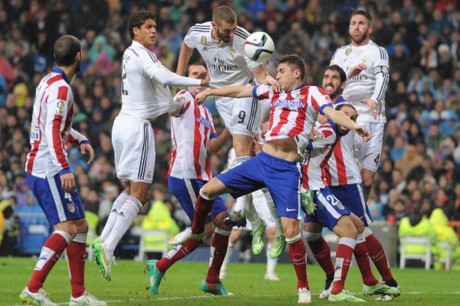 TRUC TIEP Real Madrid 1-0 Atletico Madrid: Griezmann sut hong 11m (H2) - Anh 13