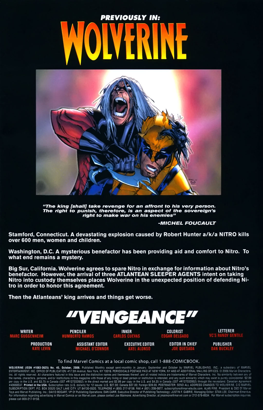 Read online Wolverine (2003) comic -  Issue #45 - 2