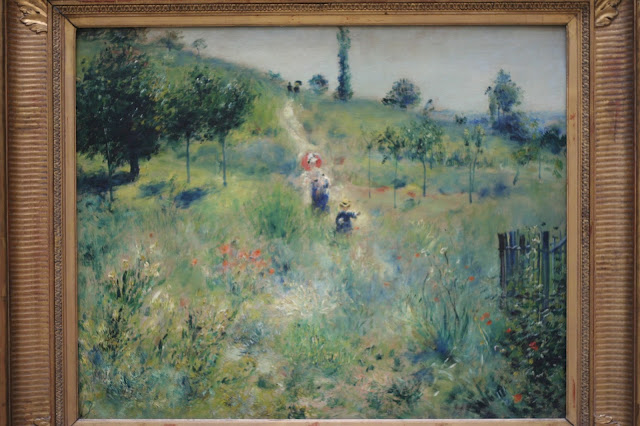 Pierre-Auguste Renoir, Country Footpath in the Summer - painting I photographed at the Musée d'Orsay