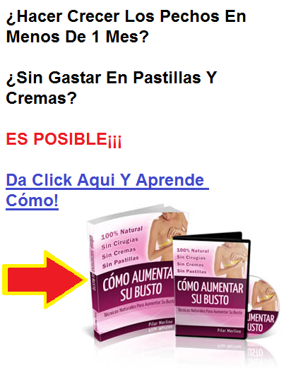 Como aumentar el busto en una semana