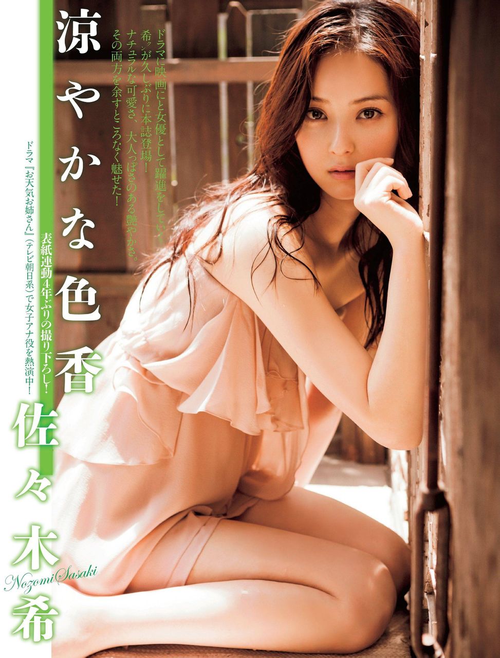 Nozomi Sasaki Porn - Nao Kanzaki and a few friends: Nozomi Sasaki: 2013 magazine scans #2 and  her wedding dress collection