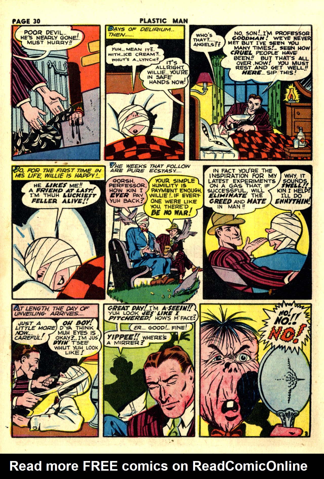 Read online Plastic Man (1943) comic -  Issue #1 - 32