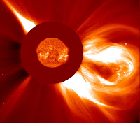 Coronal Mass Ejection seen by NASA's SOHO