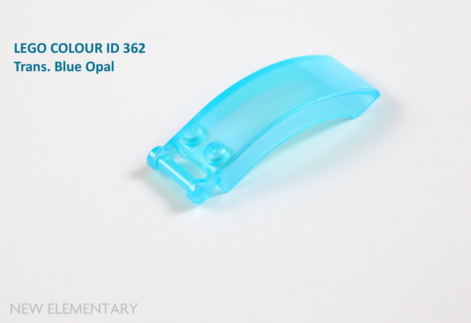 New LEGO® Colour 362 Transparent Blue Opal  New Elementary: LEGO® parts,  sets and techniques