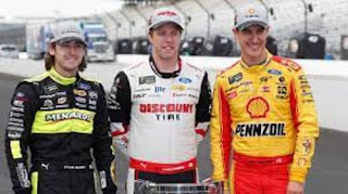 Ryan Blaney With His Fellow Drivers 