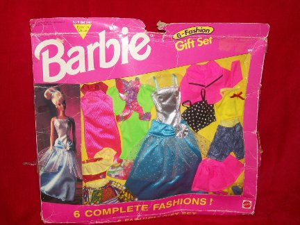 Thrift Store Dolls: Barbie 6 Fashion Gift Set